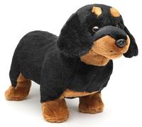 Uni-Toys - Teckel, Debout (sans Laisse) - 28 cm (Longueur) - Chien en Peluche, Animal de Compagnie - Peluche