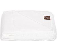 Unia - Coton Cloud Couverture en coton acrylique 150x200 0293/45 blanc flocon de neige couvre-lit avec pompons