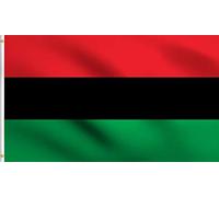 Unia Panafricaine, Libération Des Noirs Afro-Américains Bannière Avec Œillets Drapeaux Couleurs Vives Garden Flag Pour Extérieur Intérieur Maison 3X5Ft