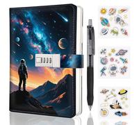 UNIANE Journal intime garçons enfants, journal intime avec serrure, carnet de notes pour enfants, cadeaux de rentrée des classes pour garçons 8 9 10 11 12 13 14 15 16 adolescents, carnet de notes avec