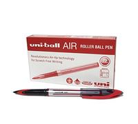 Uniball Air UB-188-L Paquet de 12 Stylos à bille encre permanente Rouge