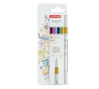 Uni-Ball Coffret marqueurs EMOTT SET COULEURS RÉTRO 5 unités