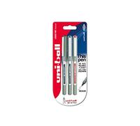 UniBall-Eye Fine-UB - 157-Stylo roller-Couleurs assorties-Lot de 3