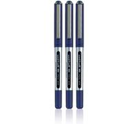 Uniball Eye Micro Ub-150 Pack Of 3 Ballpoint Pens 0.5 Mm Tip Blue