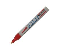 Uniball Px20-Rge Paint Marker Marqueur Peinture À Base D'huile Indélébile Pointe Moyenne Ogive Rouge Lot De 12