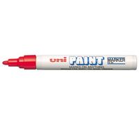 Uniball PX20-RGE Paint Marker Marqueur peinture à base d'huile indélébile Pointe moyenne ogive Rouge Lot de 12