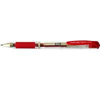 UNIBALL UM153 Stylo Gel Impact Signo Broad Écriture Large 0,8 mm pointe 1 mm Grip Caoutchouc Rechargeable Encre Gel Rouge