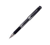 Uni Stylo à encre gel Gel Impact pointe large 1 mm avec zone de préhension - corps en plastique noir encre noire