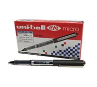 UniBall Uni Mitsubishi Eye UB 150 Stylo roller Pointe métal ultra-fine Encre liquide Noire Lot de 12
