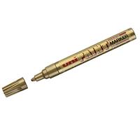 Uniball - Uni Paint PX20/OR - Marqueur peinture à huile - Pointe moyenne ogive - Encre à pigmentation Or - Lot de 12