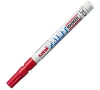 Uniball Uni Paint PX21/R Marqueur peinture à huile Pointe fine ogive Encre à pigmentation Rouge Lot de 12