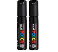 Uniball Uni Posca-PC-8K Marqueur 8 mm Noir (Lot de 2)