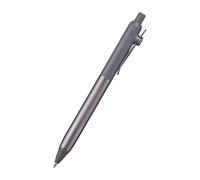 三菱鉛筆 Uniball – Stylo roller ZENTO Flow UBNZF05.43 – pointe 0,5 mm, encre noire, poignée hématite