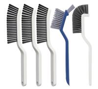 UniBeos 5 Pièces Brosse de Nettoyage des Interstices, Brosse pour Salle de Bain, Joint Carrelage, Rainure Fenêtre, Cuisine, Toilettes