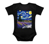 Unibly Body pour bébé avec inscription « Let it Gogh » | Art inspiré de Van Gogh avec l'inscription « LET IT GOGH », parfait pour les âmes créatives.