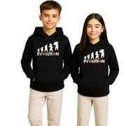 Unibly Evolution Son Goku Sweat à capuche pour enfant | Design dynamique pour développer les personnages, parfait pour les amateurs d'anime.