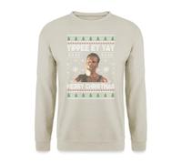 Unibly Pull de Noël « Merry Christmas » « Merry Christmas Bruce Willis », Pierre naturelle, XL