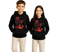 Unibly Twin Peaks Fire Walk with Me Sweat à capuche pour enfant | Design nostalgique Twin Peaks avec des personnages et le titre « Fire Walk With Me ». Idéal pour les fans et les