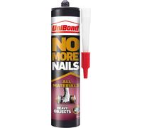 Unibond No More Nails 2492936 Colle De Construction Pour Objets Lourds Tous Matériaux Colle Adhésive Haute Résistance Blanc Cartouche De 440 G
