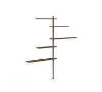 Única Collection Conf. 10 Étagère H218cm noyer Nomon - Conf. 10