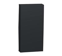Unica - enjoliveur interrupteur ou bouton-poussoir - 1 mod - Anthracite