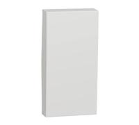 Unica - enjoliveur interrupteur ou bouton-poussoir - 1 mod - Blanc