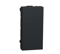 Unica - obturateur - 1 module - Anthracite - mécanisme seul