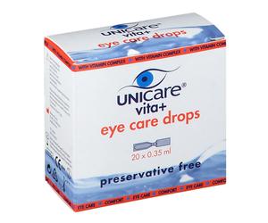 Unicare® Vita + Eye Care Drops Gouttes yeux Pipette(S) Unidose(S) 20x0,35 ml