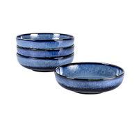 UNICASA Set de bol en porcelaine 20cm, Bols à soupe 4 pièces - Idéal pour soupe, dessert, cornflakes - Service de table