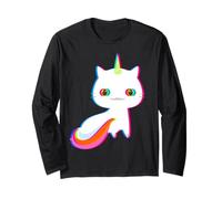 Unicat Caticorn Meowgical Licorne Chat Hommes Femmes Garçons Filles Manche Longue