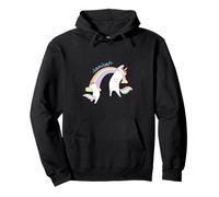 unicat Licorne Chat Arc-en-Ciel Sweat à Capuche