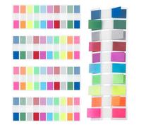Uniclife 1000 Autocollants pour Notes, Onglets Transparents Mats pour Livres, Étiquettes d'Index pour Annotations, Onglets Post-it avec Distributeurs, Marque-pages pour l'École et le Bureau