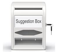 Uniclife Boîte à suggestions avec Fente et Serrure, 21 cm x 12 cm x 29 cm, urne électorale à Fixer au Mur avec Fente, clés et étiquettes, boîte de Collecte pour Voter au Bureau à Domicile