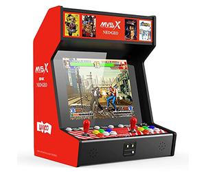 Unico MVSX Borne Arcade Bartop, 50 Jeux Rétro Licenciés Neo Geo Officiels Préinstallés, Jouable à Deux Joueurs en Même Temps, y Compris The King of Fighters, Metal Slug et Samurai