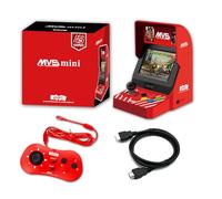 UNICO SNK MVS Mini Arcade et manette rouge [câble HDMI inclus], préchargé avec 45 jeux SNK Neo Geo sous licence officielle, Including The King of Fighters etc., Cadeaux pour adultes et enfants