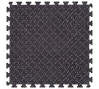 UNICOMFORT UC-IM2424M Tapis de Sol Interlockable, Noir