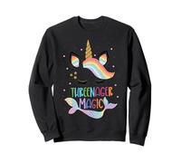 Unicorn 3rd Birthday Rainbow Sparkle Party for Girls Sweatshirt