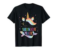 Unicorn 3rd Birthday Rainbow Sparkle Party for Girls T-Shirt