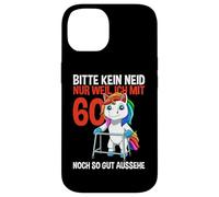 Unicorn 60th Birthday Bitte Kein Neid - 60 Ans Coque pour iPhone 14