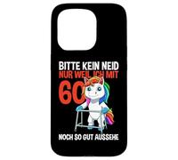Unicorn 60th Birthday Bitte Kein Neid - 60 Ans Coque pour iPhone 15 Pro