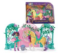 Unicorn Academy Ava Doll & Color-Change Leaf Stalle Playset avec 15 accessoires Dolls & Unicorn Toys for Girls gs de 4 ans et plus