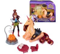 Coffret Feu de Camp de Cinder L'Ecole des Licornes - Poupée Valentina + Licorne - SPIN MASTER - A partir de 4 ans