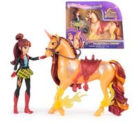 Unicorn Academy - L'Ecole des Licornes - Licorne Cinder + Poupée Valentina - Licorne, Poupée Et Accessoires À Collectionner- Jouets Inspirés De La Série L'Ecole des Licornes - Jouet Enfant 4 Ans Et +