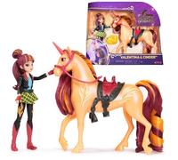 Unicorn Academy - L'Ecole des Licornes - Licorne Cinder + Poupée Valentina - Licorne, Poupée Et Accessoires À Collectionner- Jouets Inspirés De La Série L'Ecole des Licornes - Jouet Enfant 4 Ans et +