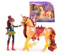 Unicorn Academy - L'Ecole des Licornes - Licorne Cinder + Poupée Valentina - Licorne, Poupée Et Accessoires À Collectionner- Jouets Inspirés De La Série L'Ecole des Licornes - Jouet Enfant 4 Ans Et +