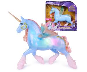 Unicorn Academy - L'Ecole des Licornes - Licorne Interactive Skywind 28 Cm | SpinMaster - ref. 6076377 - 681147120952 - Bleu - Materiaux mixtes