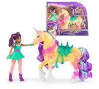 Unicorn Academy - L'Ecole des Licornes - Licorne Leaf + Poupée Ava - Licorne, Poupée Et Accessoires À Collectionner - Jouets Inspirés De La Série L'Ecole des Licornes - Jouet Enfant 4 Ans Et +