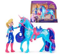 Unicorn Academy - L'Ecole des Licornes - Licorne River + Poupée Isabel - Licorne, Poupée Et Accessoires À Collectionner - Jouets Inspirés De La Série L'Ecole des Licornes - Jouet Enfant 4 Ans et +