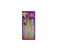 Unicorn Academy Lot de 3 stylos gel effaçables - Avec clip et design licorne - Pour enfants - Fournitures scolaires et écriture créative