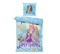 Unicorn Academy Parure de lit 135 x 200 cm - Parure de lit pour enfant avec
